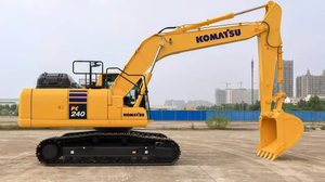 Excavadora de cadenas Komatsu PC240 usada, 22 toneladas, motor Cummins, pocas horas de trabajo, con caja de cambios y bomba hidráulica para construcción - Product Image 2