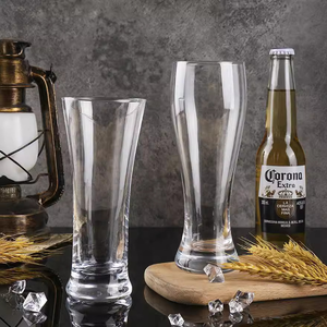 Verres à bière soufflés à la main avec logo <span class=keywords><strong>personnalisé</strong></span>, verres à vin de football mondial, ensemble de verres à bière <span class=keywords><strong>pas</strong></span> chers, verres à bière Pilsner artisanaux transparents – Vente en gros - Product Image 4