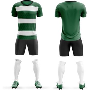 Uniforme de Fútbol Personalizado, Camiseta y Pantalones Cortos con Nombre y Número, Unisex para Adultos, Cuello en V, Sublimado, Absorbe la Humedad, 180 - Product Image 2
