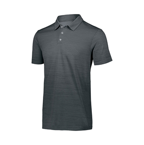 Golf de los hombres personalizados para la camisa de polo más tamaño transpirable tejido de punto bordado logotipo en blanco y diseño liso - Product Image 3