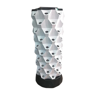 Tour verticale rotative pour serre agricole, 10 niveaux, 80 trous, système hydroponique de jardin - Product Image 1