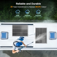 Module solaire photovoltaïque haute performance Maxsolar 260W monocristallin TOPCON à demi-cellules double vitrage BIPV pour applications résidentielles et industrielles
