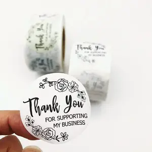 2023 Custom Sticker Logo Packaging Labels Thank You Stickers For Small Business Custom iron on heat transfer sticker