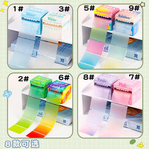 Nouvelles notes autocollantes avec languette de traction, blocs autocollants portables, parfaits pour marquer, indexer, prendre des notes, idéal pour l'école et le bureau - Product Image 6