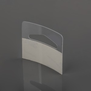 Các Vị Trí Lỗ Khác Nhau PVC Nhựa Trong Suốt Tự Dính Treo Tab Để Hiển Thị - Product Image 6