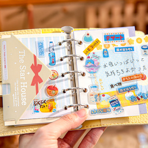 Pegatinas planas de película de corte de 3 hojas por paquete, serie <span class=keywords><strong>Kodak</strong></span> Wagaya, Material de ilustración de alimentos, pegatinas de manual - Product Image 4