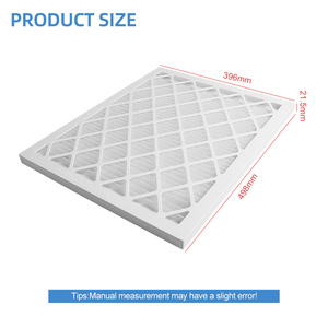 16x20x1 hava filtresi yeniden kullanılabilir ABS plastik çerçeve için hava temizleyici Hepa filtre klima - Product Image 3