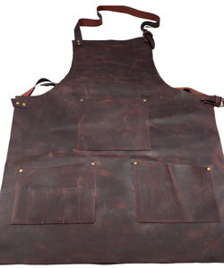 Unisex Polyamide <b>Waterproof</b> <b>Work</b> Apron with Adjustable Buckle Multiple Pockets Abrasion Resistant - Product Image 2