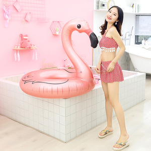 <b>Inflatable</b> Flamingo Swimming Ring 90cm Thickened For Adults Pool Water Park Novelty <b>Float</b> - Product Image 2