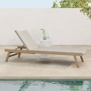Listless Swimming Pool Resort Leisure Hotel Garden Teca Wood Sunbed Outdoor Lounge Silla de playa Tumbona - Product Image 1