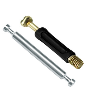 Conector Resonance Tres en Uno de 40 mm, Soporte de Acero al Carbono para Muebles y Gabinetes - Product Image 1