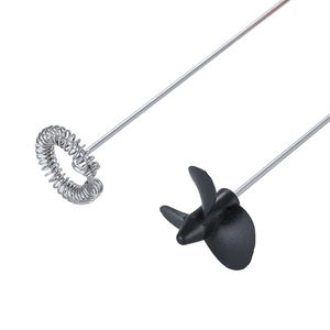 <span class=keywords><strong>Mousseur</strong></span> <span class=keywords><strong>à</strong></span> <span class=keywords><strong>lait</strong></span> espresso portatif en acier inoxydable et ABS, design <span class=keywords><strong>vintage</strong></span>, écologique, pour faire mousser le <span class=keywords><strong>lait</strong></span>, mélanger les boissons et battre les œufs - Product Image 5