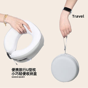 Almohada de Viaje en Forma de U con Espuma Viscoelástica The Choice F-8, Soporte Portátil para el Cuello, para Avión y Oficina, Tamaño Adulto - Product Image 2