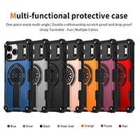 Coque de téléphone fine antichoc avec béquille et fidget spinner intégré pour iPhone 17 Pro Max Plus – Prête à être expédiée
