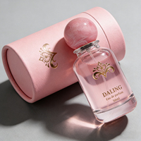 Échantillon gratuit, logo personnalisé, flacons de parfum en verre transparent gris de luxe, cylindriques, grands, vides, 50 ml, avec boîte