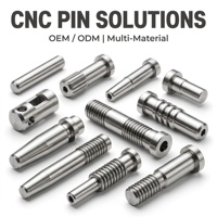 Axe, broches et broches de rotation de précision en acier inoxydable et laiton usinés sur mesure par CNC pour applications d'équipements industriels