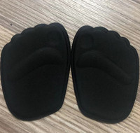 Semelles intérieures de sport antidérapantes pour les pieds avant avec semelle en silicone épais et doux demi-taille résistante à la douleur Semelle intérieure à talons hauts en gel