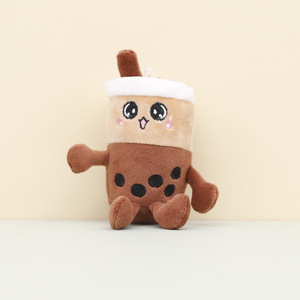 Niedliche Plüschtiere Boba Plüschfigur Leuchtender Schlüsselanhänger Kawaii Milchtee-Tasse Puppe Weicher Umweltfreundlicher Langlebiger Charm-Anhänger Accessoires - Product Image 5