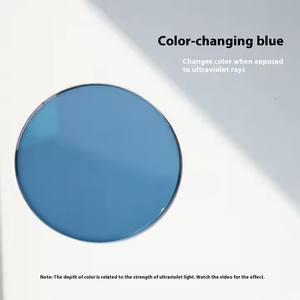 광학 렌즈 도매 선글라스 고 처방 렌즈 Bluecut 프레임 X 레이 비전 연락처 포커 카드 - Product Image 4