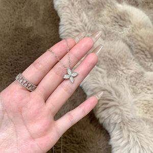 Collier pendentif en argent pur S925 avec design artistique, étoile de conte de fées, lune, pour chaînes de pull - Product Image 1