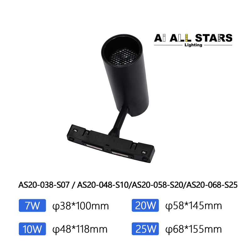 Lumière magnétique de voie de LED