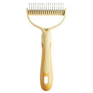 Nuevo peine desenredante de doble cara para mascotas, peine para perros, peine antienredos para perros, peine para eliminar el pelo de gatos, artículos para mascotas. - Product Image 3