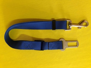 Arnés ajustable de nailon para mascotas, bandana personalizable para coche, cinturón de seguridad para perros, encaje sólido, disponible, pequeño, mediano - Product Image 5