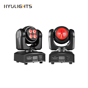 Mini Cabeza Móvil LED de 100W con Doble Cara RGBW, Función Wash y Beam, con Control DMX512 para Conciertos, Bodas, Eventos y Fiestas - Product Image 1