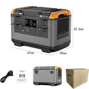 เครื่องจ่ายไฟกลางแจ้ง JiQi รุ่น T20 2400W 2016Wh พลังงานแสงอาทิตย์แบบพกพาสำหรับสำรองไฟบ้าน - Product Image 3