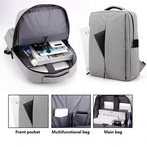 BSCI Factory Custom Logo Nylon Polyester <b>Student</b> School Bags Waterproof Men Business Rucksack Smart Laptop <b>Backpacks</b> with USB - Product Image 3