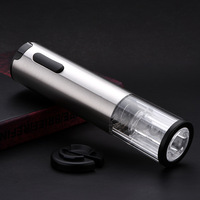 Ouvre-bouteille électrique Tire-bouchon rechargeable automatique avec coupe-feuille en acier inoxydable