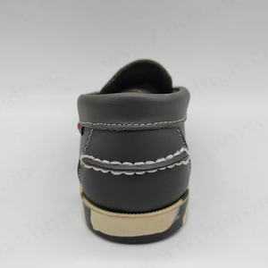 LXG, los zapatos de guisantes verdes salvia hechos a mano de ajuste relajado más vendidos, zapatos náuticos de suela de goma coloridos a la moda, populares en África HSW037 - Product Image 4