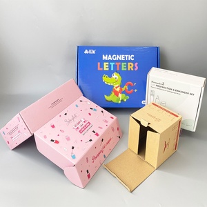Elegant Kraft Paper Mailer Box Matt Lamination for Cosmetic <b>Clothes</b> Packaging Custom Logo - Product Image 5