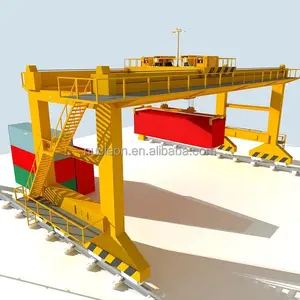 China Best Electric Rubber Tyred Gantry Crane Container lift in Port price