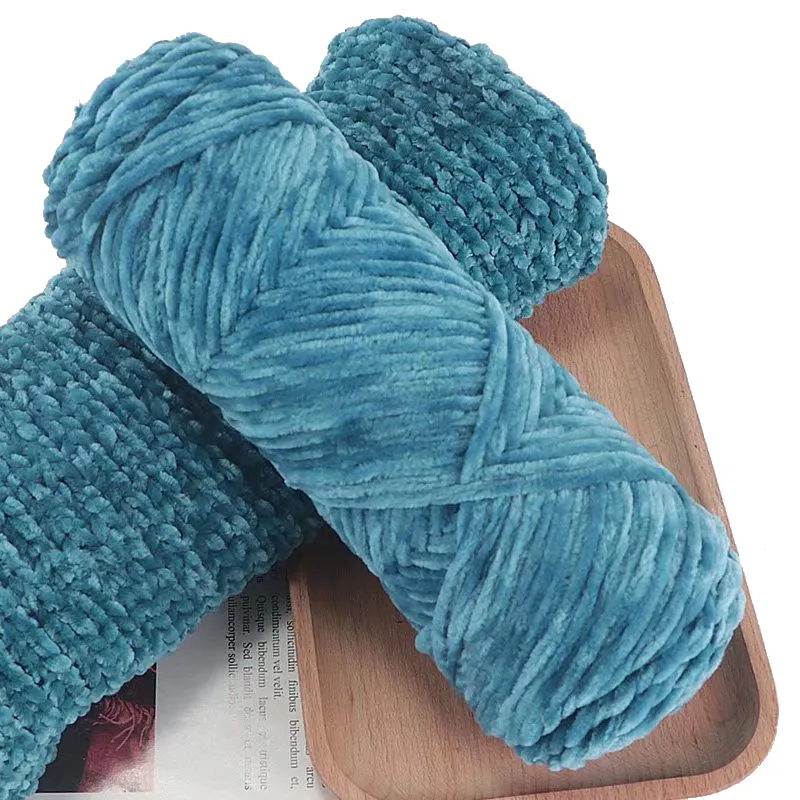 Hot selling jumbo chunky chenille yarn chenille chunky yarn for crocheting baby