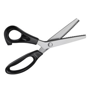 <span class=keywords><strong>Ciseaux</strong></span> à zigzag en acier inoxydable, <span class=keywords><strong>ciseaux</strong></span> à pointes triangulaires <span class=keywords><strong>pour</strong></span> travaux manuels sur tissu, <span class=keywords><strong>ciseaux</strong></span> <span class=keywords><strong>pour</strong></span> travaux manuels ménagers, <span class=keywords><strong>ciseaux</strong></span> de couture - Product Image 1