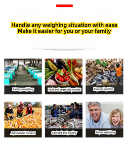 ACS timbangan lampu latar <span class=keywords><strong>Digital</strong></span> 50kg, timbangan komputasi keseimbangan elektronik lampu latar hijau, timbangan harga Supermarket - Product Image 3