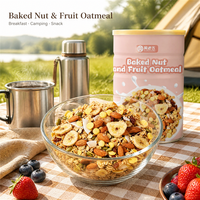 Havermout Granola Cereal Nut Fruit Mix Rozijnen Amandelen Bananenchips Hoge Vezel Oat Bulk Groothandel OEM Private Label