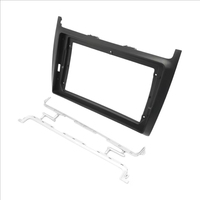 Kit de façade d'autoradio 2 DIN 9 pouces pour VW Volkswagen Polo 2011-2016, compatible grand écran, avec cadre de garniture de tableau de bord