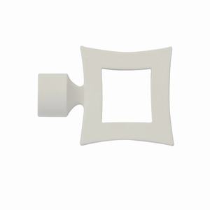 LOFT LINE - MODÈLE D'EXTREMITÉ DE RIDEAU COULEUR DU CADRE BLANC - Product Image 1