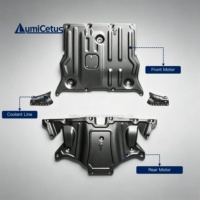 Cubierta Protectora de Aleación de Aluminio con Diseño 3D de Fijación Directa para Tesla Model 3, Model Y, Model Y L
