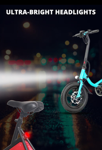 Peso leggero e piccole dimensioni 14 "supporto pneumatici su misura Mini Ebike pieghevole con batteria al litio - Product Image 4