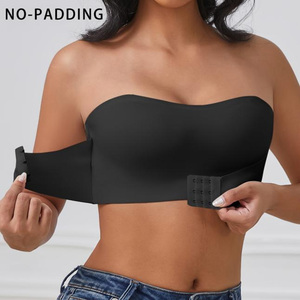 <span class=keywords><strong>Soutien</strong></span>-<span class=keywords><strong>gorge</strong></span> <span class=keywords><strong>bandeau</strong></span> <span class=keywords><strong>sans</strong></span> bretelles pour femme, <span class=keywords><strong>sans</strong></span> rembourrage, <span class=keywords><strong>sans</strong></span> armatures, <span class=keywords><strong>sans</strong></span> couture, antidérapant, à fermeture avant, push-up, pour robe de soirée, vente en gros - Product Image 2