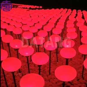 Lámpara de jardín solar LED IP67 resistente al agua para exteriores, 6cm de diámetro, cuerpo de PVC acrílico, bola luminosa para césped, diseño elegante, energía - Product Image 2