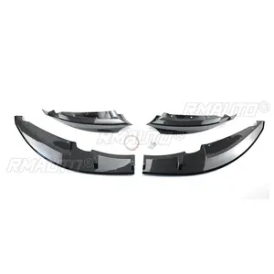 <b>Car</b> Front Bumper Lip <b>for</b> BMW 1 Series E82 M Sport 2007-2013 Splitter <b>Diffuser</b> Spoiler Protector Glossy Black Carbon Fiber Style - Product Image 6