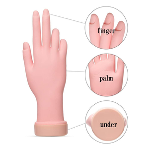 Pulidora de Uñas de Goma Flexible Estilo Francés para Entrenamiento de Nail Art, Hecha de Silicona, Uso Profesional en Salón, 100W 10000rpm - Product Image 2