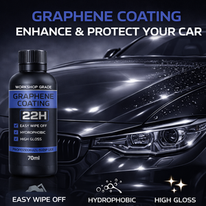 CORESYT 22H Kit de revêtement céramique au graphène qualité professionnelle hydrophobe haute brillance protection de peinture 60µm d'épaisseur 10 ans pour voiture - Product Image 6