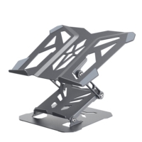 Nouveau design 2026 – Support d'ordinateur portable pliable 3 axes de style Mecha avec grande base ergonomique et support pour téléphone/tablette