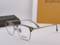 ST All-Day Comfort Montures de lunettes optiques en titane ultra-légères Forme de visage en diamant avec résistance à la corrosion
