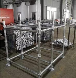 Système de façade modulaire en acier En12811, construction de cadre Layher multidirectionnelle, échafaudage Ringlock <span class=keywords><strong>Altrad</strong></span>, entrepôt, atelier - Product Image 3